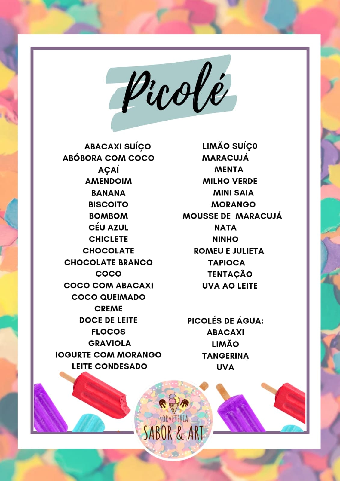 Picolé Gourmet